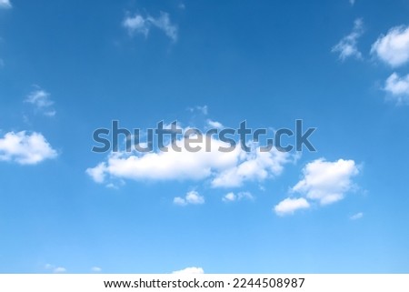 Clouds light breeze on bright bluesky from mountains view background