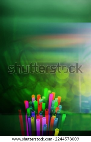 straw straws plastic drinking background colourful  full screen many group plastic single use ban banned straw  EU concept - stock photo, stock photograph image picture 