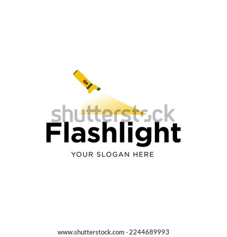 flashlight icon or logo isolated sign symbol vector illustration. 