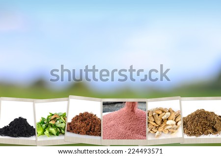Agriculture mineral and fertilizer slide for Presentation background design