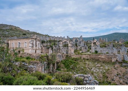 ghost town of real de catorce in the state of san luis potosi mexico