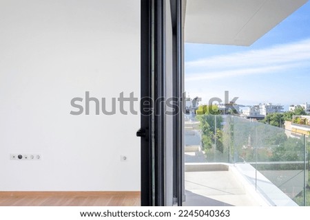 Interior photo of modern luxury apartment 