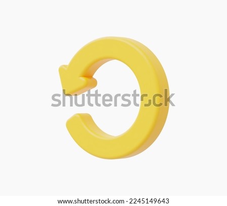 3d Realistic Refresh or Reload symbol vector illustration
 Royalty-Free Stock Photo #2245149643