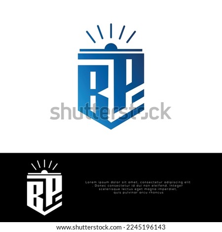 Creative Outdoor letter BP b p logo Icon with the rising sun, Initial bp Letter Logo Image for Forest Axe  Luxury, brand and Bird Business