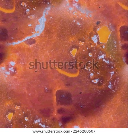 Repeat Abstract Pattern. Yellow Holi Space. Fluid Abstract Background. Alcohol Ink Sun Fire. Liquid Marble Illustration. Acrylic Ink Marble Paint. Fluid Vector Splash. Hot Vector Seamless Sun Fire