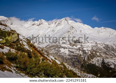 The Swiss Alps - amazing view over the mountains of Switzerland - travel photography