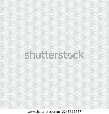 White cube geometric background, paper art pattern