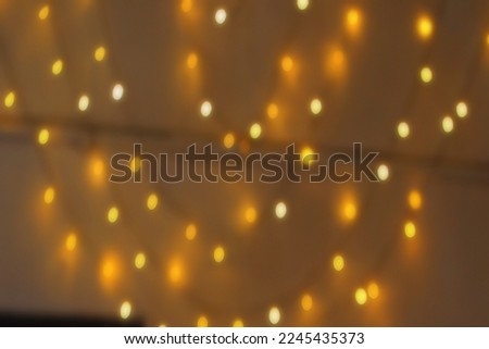 wedding lights decoration blurred and defocus image 