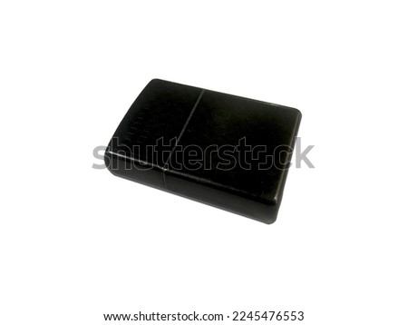 Isolated gasoline lighter in white background