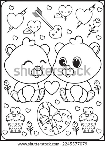 
Valentine's Day Coloring Pages for Kids
