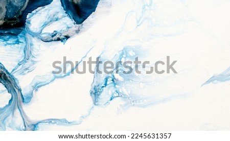 marble pattern on white and light blue background Royalty-Free Stock Photo #2245631357