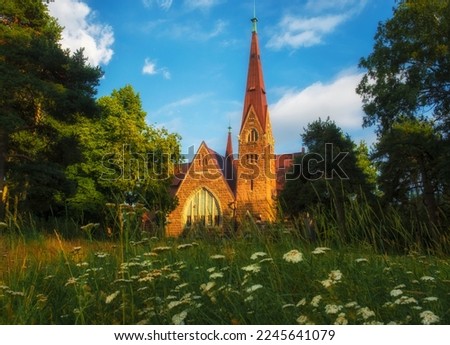 Church of St. Mary Magdalene in Primorsk, Leningrad region in Russia. Royalty-Free Stock Photo #2245641079