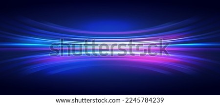 Abstract Blue And Violett Motion Speedlines  Royalty-Free Stock Photo #2245784239