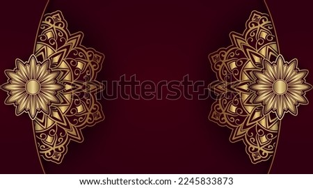 luxury background  with mandala ornament
