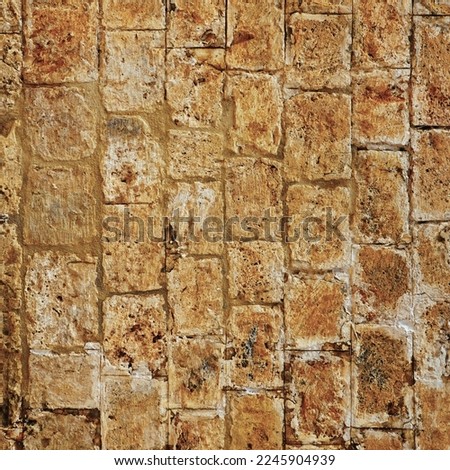 Brickwall Rusty Brick Wall Grunge Stonelaying Construction Concrete Modern Texture Interior Decision Background Backdrop High Quality Stock Photo