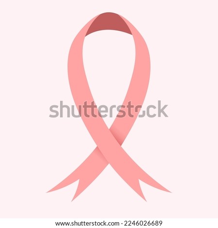 World Cancer Day Background with pink icon on pink background ,for 04 February, Vector illustration EPS 10