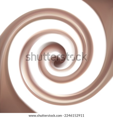 Soft wonderful mix light color curvy eddy ripple luxury graphic line 3d art design style icon sign symbol. Sweet yummy ecru volute fluid smooth choco sauce surface glow milky white border text space