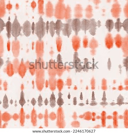 Seamless striped stripes bleach batik pattern for printing. High quality illustration. vertical wave effect. Abstract textile cotton clothing pattern print. Orange batik design that looks real. Royalty-Free Stock Photo #2246170627