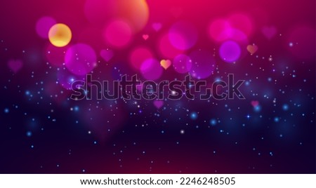 Abstract purple valentine background. Vector illustration. 