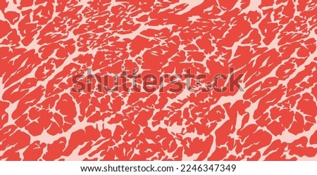 Meat marbled background. Vector illustration Royalty-Free Stock Photo #2246347349