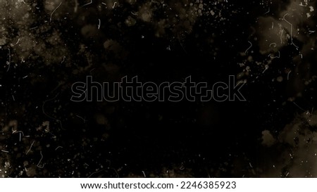 Dust and scratches old damaged surface. Grunge texture. Retro vintage effect on black background. High quality photo Royalty-Free Stock Photo #2246385923