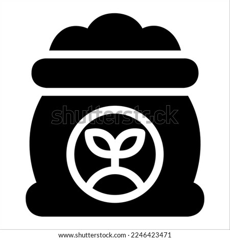 Seed Bag Icon, Vector Illustration