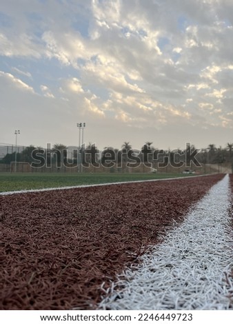 Picture of a soccer field 
