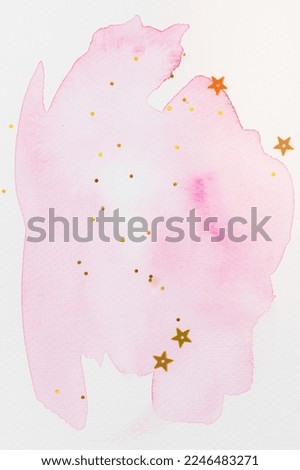 Abstract glittery pink watercolor texture background