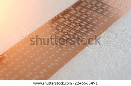 semiconductor lead frame for electronic chip ,Semiconductor lead frame for electronic chip ,Micro chip,Technology Royalty-Free Stock Photo #2246565491