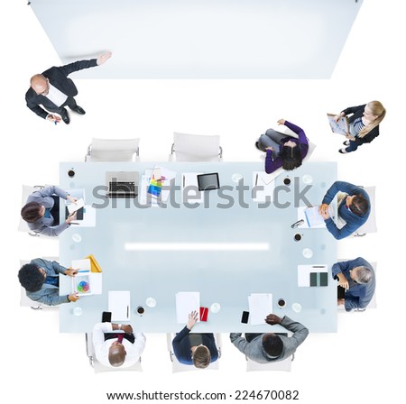 Business People Having a Meeting in the Office