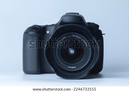 SLR camera with vari-angle monitor Royalty-Free Stock Photo #2246733155