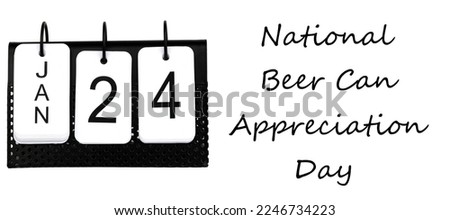 National Beer Can Appreciation Day - January 24 - USA Holiday