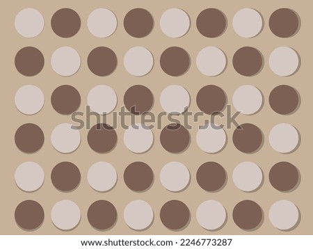 Geometric Circle Shape Abstract Pattern Background. Technology Banner Wallpaper. Vector