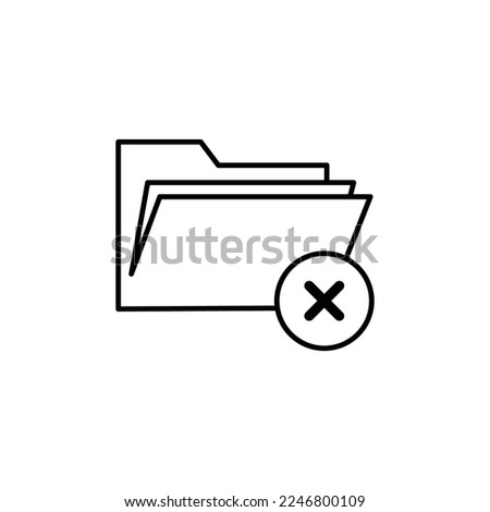 Trash Delete Folder Icon Flat