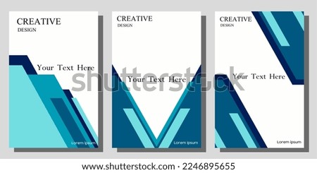 Background template business set. Modern style abstract background design for covers  invitations  posters and banners.