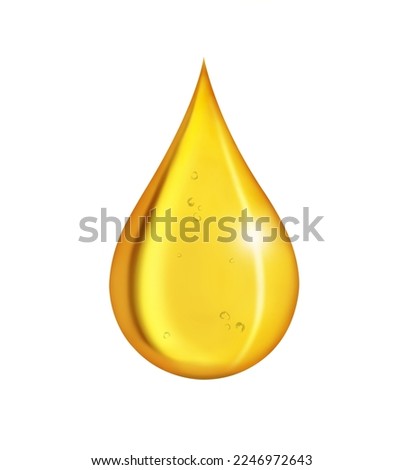 Honey, serum or cooking oil drop isolated on white background with clipping path. Royalty-Free Stock Photo #2246972643