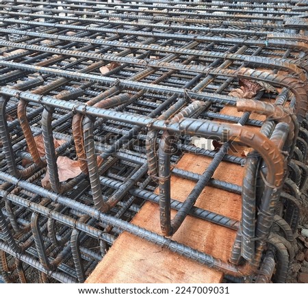 Photo's of footplate stucture iron work Royalty-Free Stock Photo #2247009031