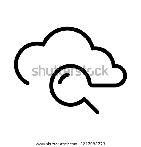 Cloud service and network line icon. Database and online storage.
Cloud Computing, Cloud storage icon.