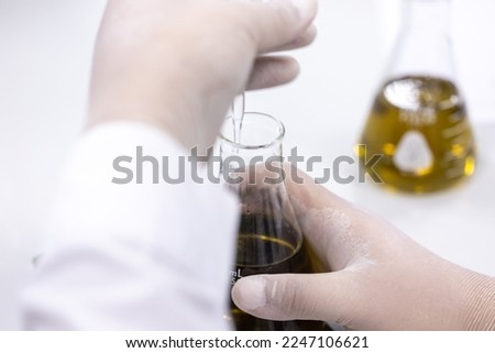 Biological Oxygen Demand (BOD) testing process in laboratory.