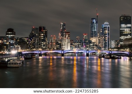 Night Urban Photography London England UK