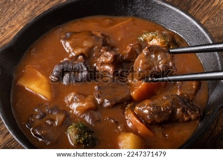
Beef stew using beef shank