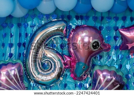 kids birthday party design under the sea