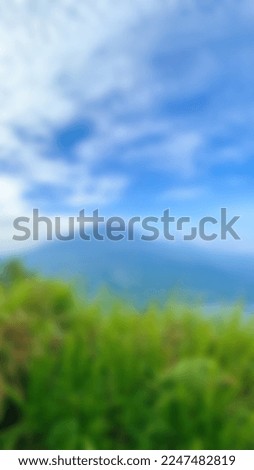Blurred beautiful mountain landscape photos
