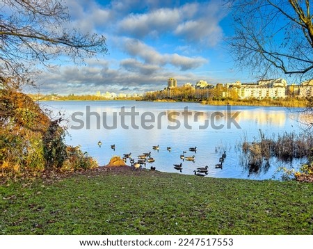Lake Creteil is an artificial lake of about 40 hectares located in Creteil (Val-de-Marne), Paris, France