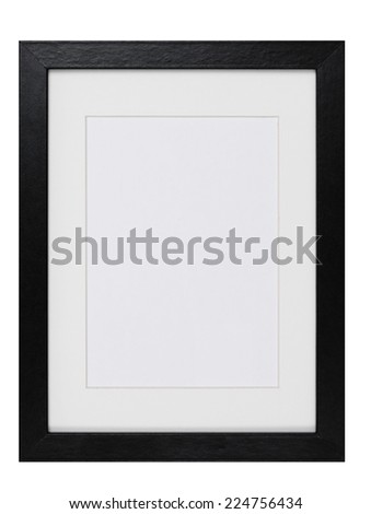 wood Picture Frame isolated