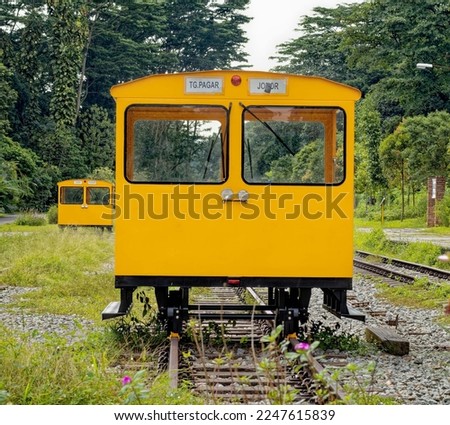 Fairmont Speeder is a type of railway speeder, which is a small, motorized vehicle that is used for track maintenance and inspection on railway tracks. This pictures taken in Singapore. 