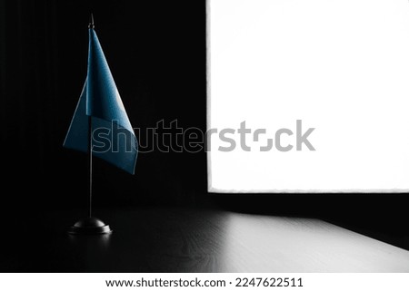 Small national flag of the Organization of the Petroleum Exporting Countries on a black background.