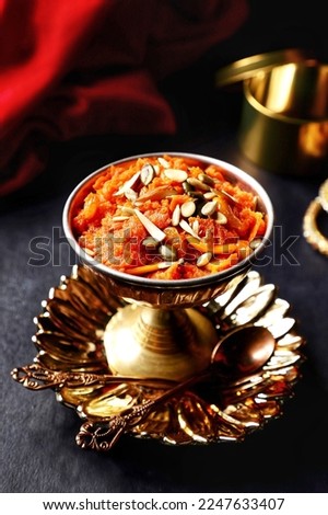 Gajar ka Halwa, Indian Carrot Pudding Royalty-Free Stock Photo #2247633407