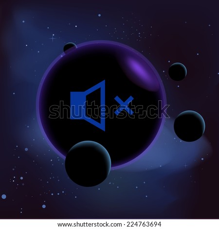 Vector background: Space infographic