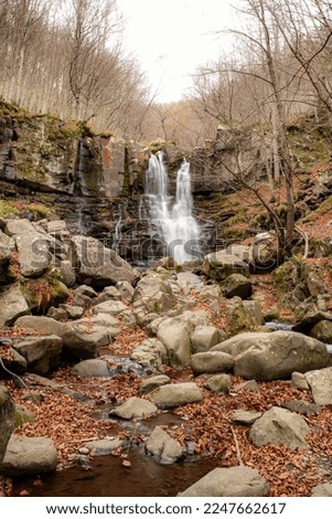 Dardagna waterfalls, municipality of Lizzano in Belvedere, metropolitan city of Bologna, Emilia Romagna